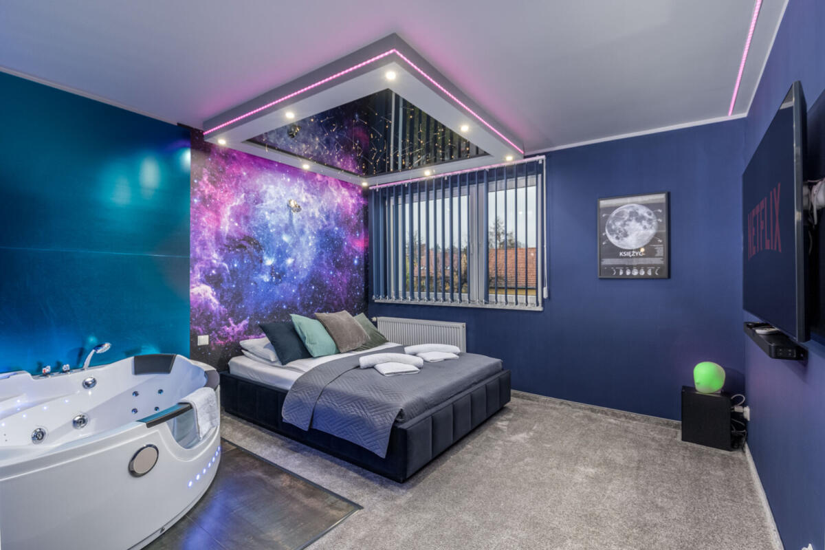 Apartament Galaxy z jacuzzi i LED - Wadowice